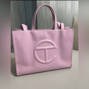 100% Authentic Telfar Bubblegum Pink Medium Bag